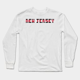 Pixel Hockey State New Jersey 2017 Long Sleeve T-Shirt